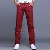 Men Business Casual Pants Cotton