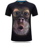 O-Neck Short Sleeve Animal