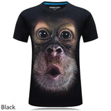 O-Neck Short Sleeve Animal