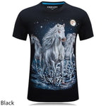 O-Neck Short Sleeve Animal