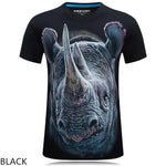 O-Neck Short Sleeve Animal