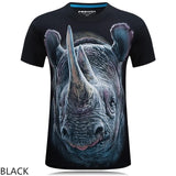 O-Neck Short Sleeve Animal