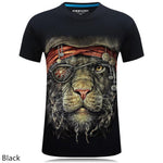 O-Neck Short Sleeve Animal