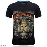 O-Neck Short Sleeve Animal