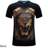 O-Neck Short Sleeve Animal