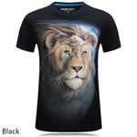 O-Neck Short Sleeve Animal
