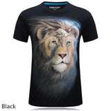 O-Neck Short Sleeve Animal