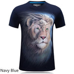 O-Neck Short Sleeve Animal