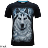 O-Neck Short Sleeve Animal