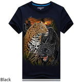 O-Neck Short Sleeve Animal