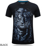 O-Neck Short Sleeve Animal