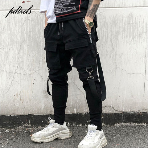 Side Pockets Pencil Pants