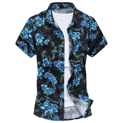 Short Sleeve Beach Hawaiian Shirts