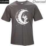 100% Cotton Digging The Moon Print  T-shirt