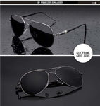Metal Frame Quality Oversized Spring Sungllasses