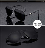 Metal Frame Quality Oversized Spring Sungllasses
