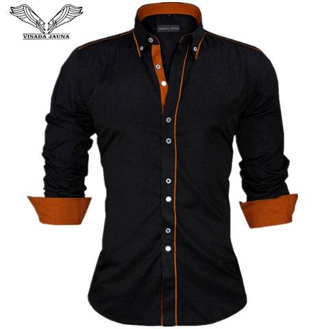 Europe Size New Arrivals Slim Fit Male Shirt