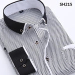 Long Sleeve Solid Color Dot Printing Shirt