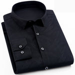 Long Sleeve Solid Color Dot Printing Shirt