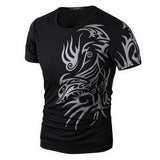 Classical Fast Dry Leisure Print T Shirts