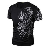Classical Fast Dry Leisure Print T Shirts