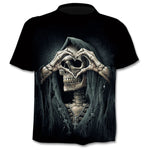 Casual 3D printing T-shirt