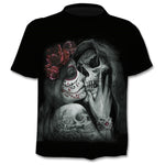 Casual 3D printing T-shirt