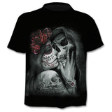Casual 3D printing T-shirt