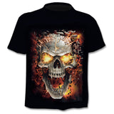 Casual 3D printing T-shirt