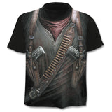 Casual 3D printing T-shirt