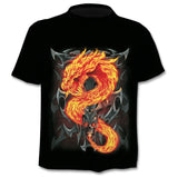 Casual 3D printing T-shirt