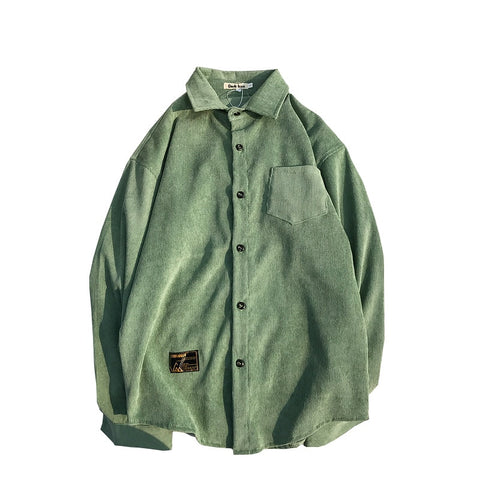 Corduroy Material shirt men