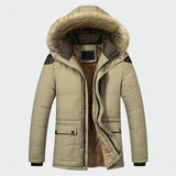 Casual Slim Thick Warm Mens Coats
