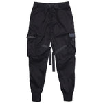 Multi-pocket Elastic Waist Design Harem Pant
