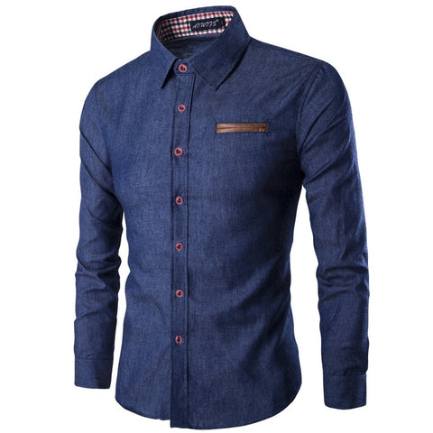 Casual Business Men Dress Shirts
