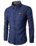 Casual Business Men Dress Shirts