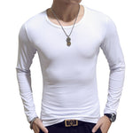 O-Neck Solid Polyester T Shirt