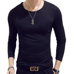 O-Neck Solid Polyester T Shirt