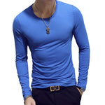 O-Neck Solid Polyester T Shirt