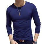 O-Neck Solid Polyester T Shirt