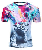 Water Drop Mobile 3D Print T-Shirt
