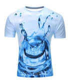 Water Drop Mobile 3D Print T-Shirt