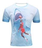 Water Drop Mobile 3D Print T-Shirt