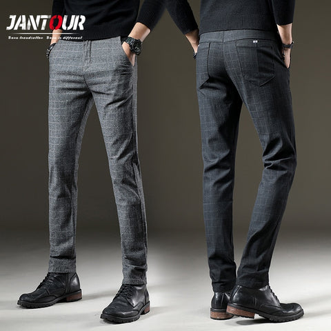 Casual Elastic Long Trousers