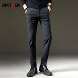 Casual Elastic Long Trousers