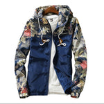 Floral Bomber Jacket Men Hip Hop ,
