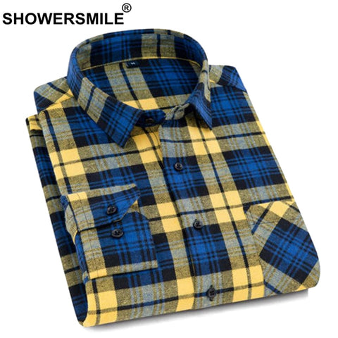 Casual Plaid Cotton Shirt