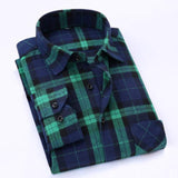 Casual Plaid Cotton Shirt