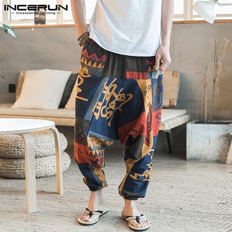 Cotton Linen Harem Pants