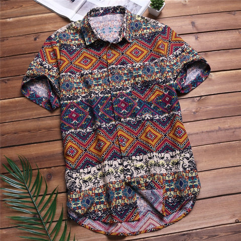 Beach Hawaiian Shirt Tropical